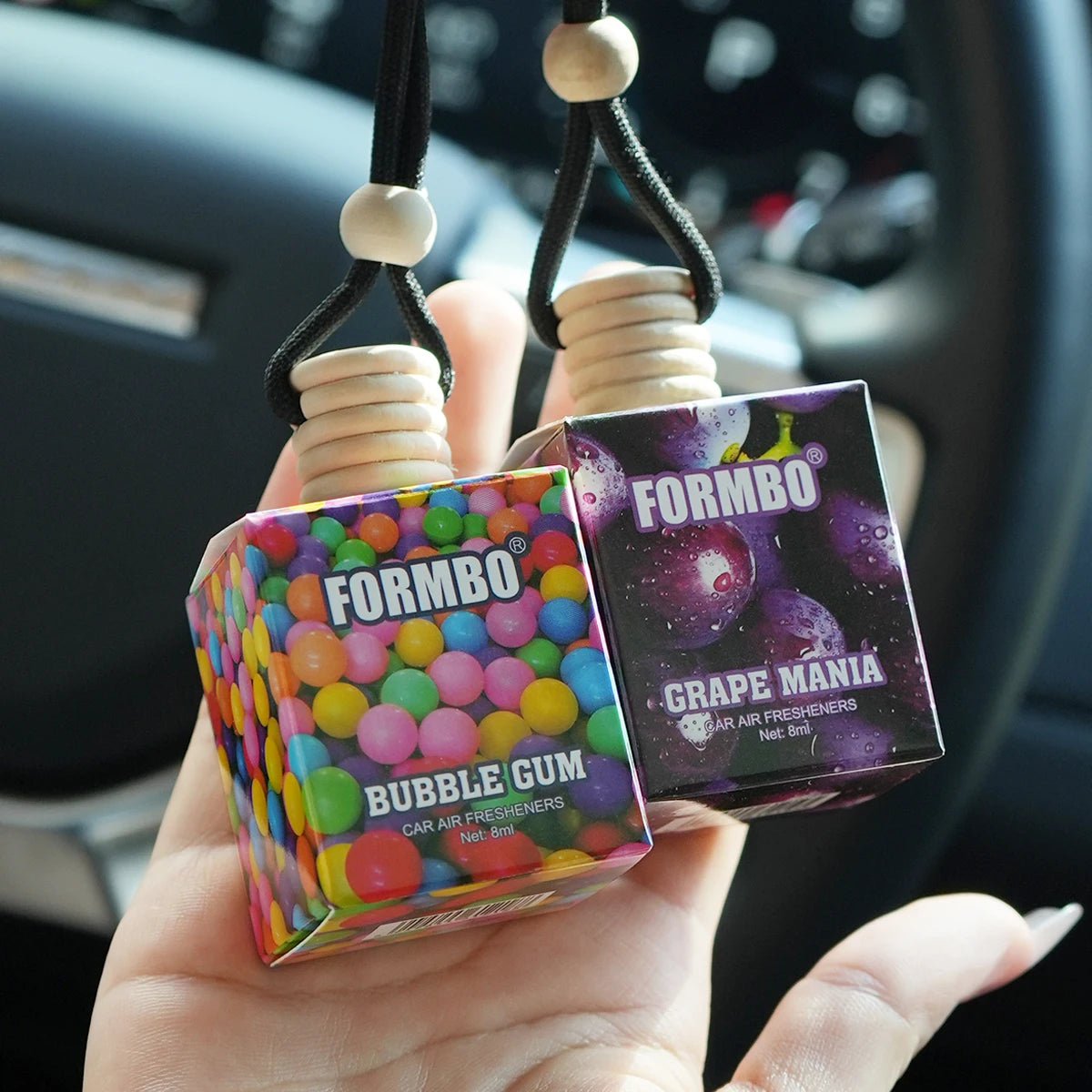 Sweet Fruit Car Perfume Lasting Light Fragrance Odor Removing Fresh Qme