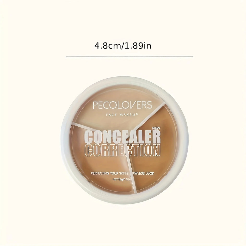 Creamy Mousse Concealer Palette Coverage Dark Eye Circles Matte Qme