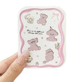 Portable Creative Women Girls Handheld Mirror Cartoon Cute Bear Qme Default Title
