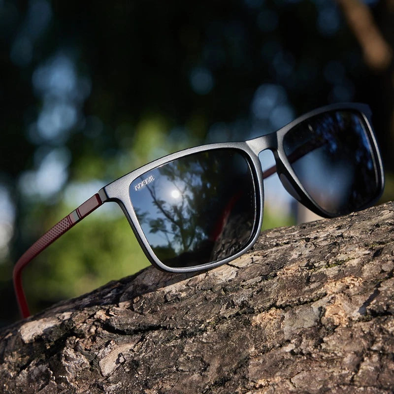 Tide Large Square Polarized Sunglasses Outdoor Mountaineering Shading Qme