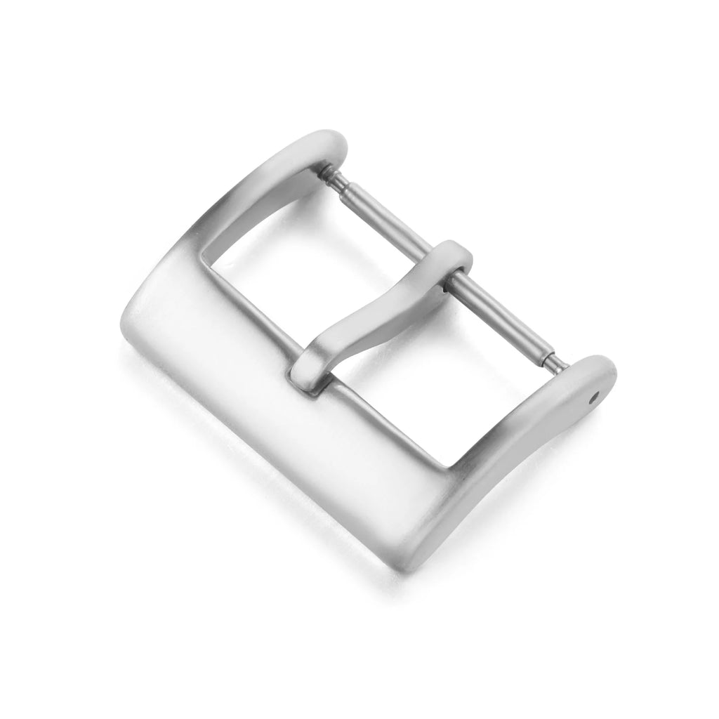 Watch Band Metal Buckle 16 18 20 22 24mm Strap Solid Square Button Silver Black Rose Gold Stainless Steel Matte Polished Clasp Qme S 20mm