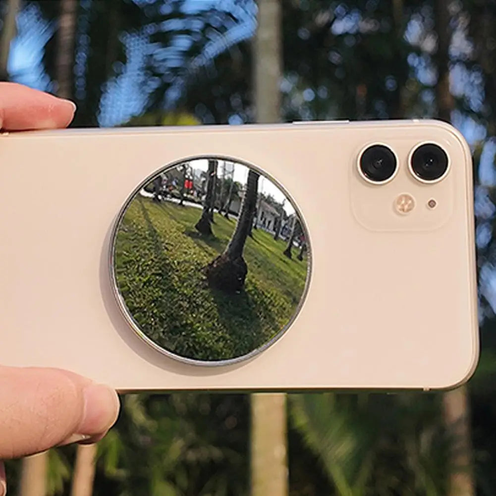 For Magsafe Magnetic Convex Mirror Smartphone Beauty Mirror Video Selfie Vlog Magnetic Mirror For Streaming Selfie Qme