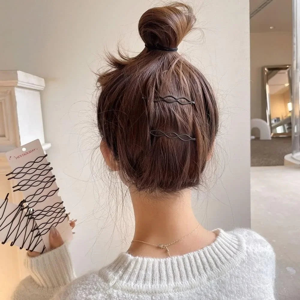 30Pcs Black Hollow Hair Clips, Strong Hold Bobby Pins For Women, Daily Styling Accessories Qme
