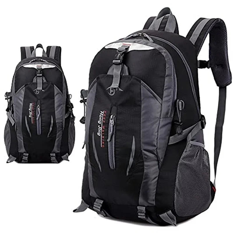 Waterproof Men Backpack Travel Sports Bag Outdoor Mountaineering Qme black