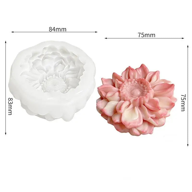 Mousse Cake Baking Mold Delicate Compact Orchid Silicone Petals Qme A1