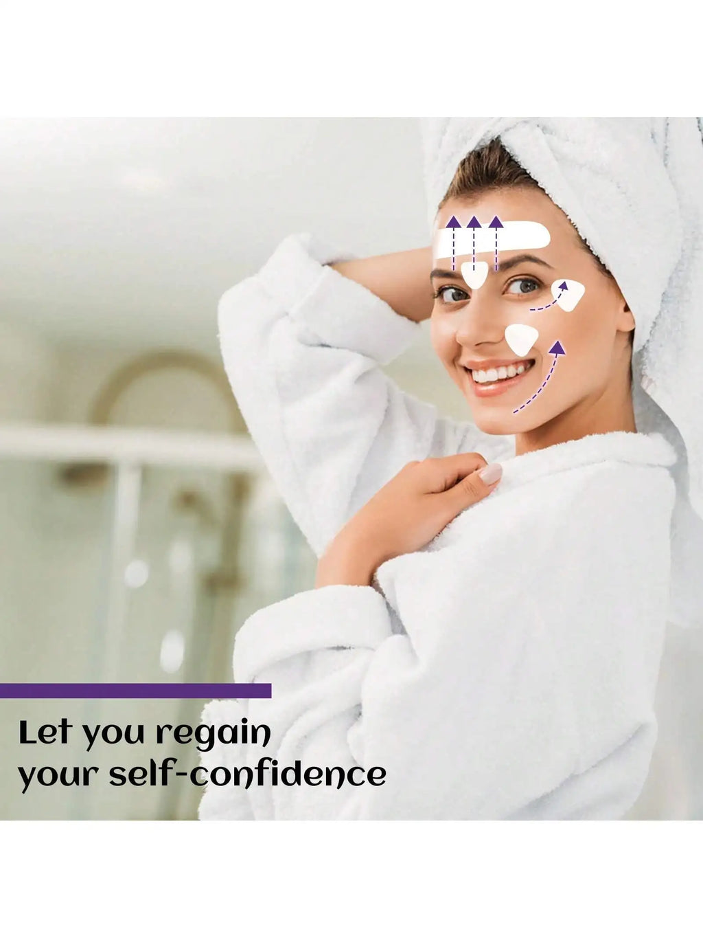 Facial Wrinkle Patch Lifting Tissue Firm Sagging Skin Eliminate Qme
