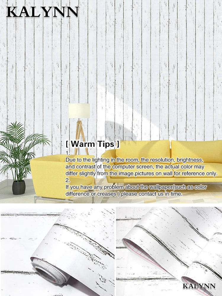 Vintage Contact Paper Many Peel Stick Self Adhesive Wallpaper Qme White Wood 01 45cmX10m
