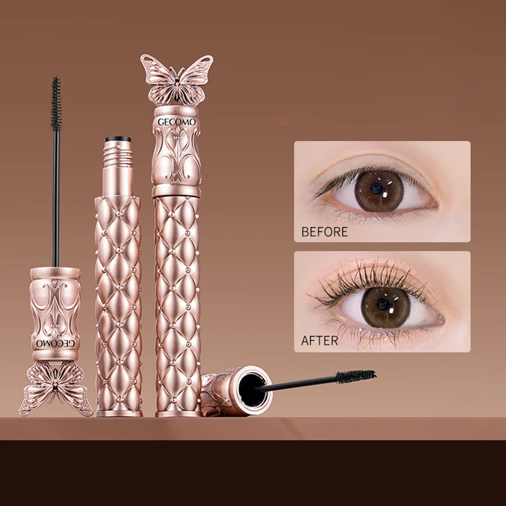 GECOMO Butterfly Flying Volume Mascara Curl Long-lasting Makeup Thin Qme 201028