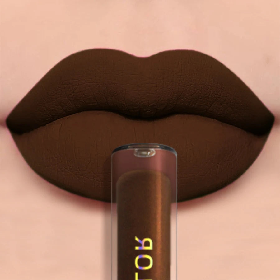 Matte Waterproof Lip Gloss Lasting Liquid Lipstick Velvet Sexy Glaze Qme