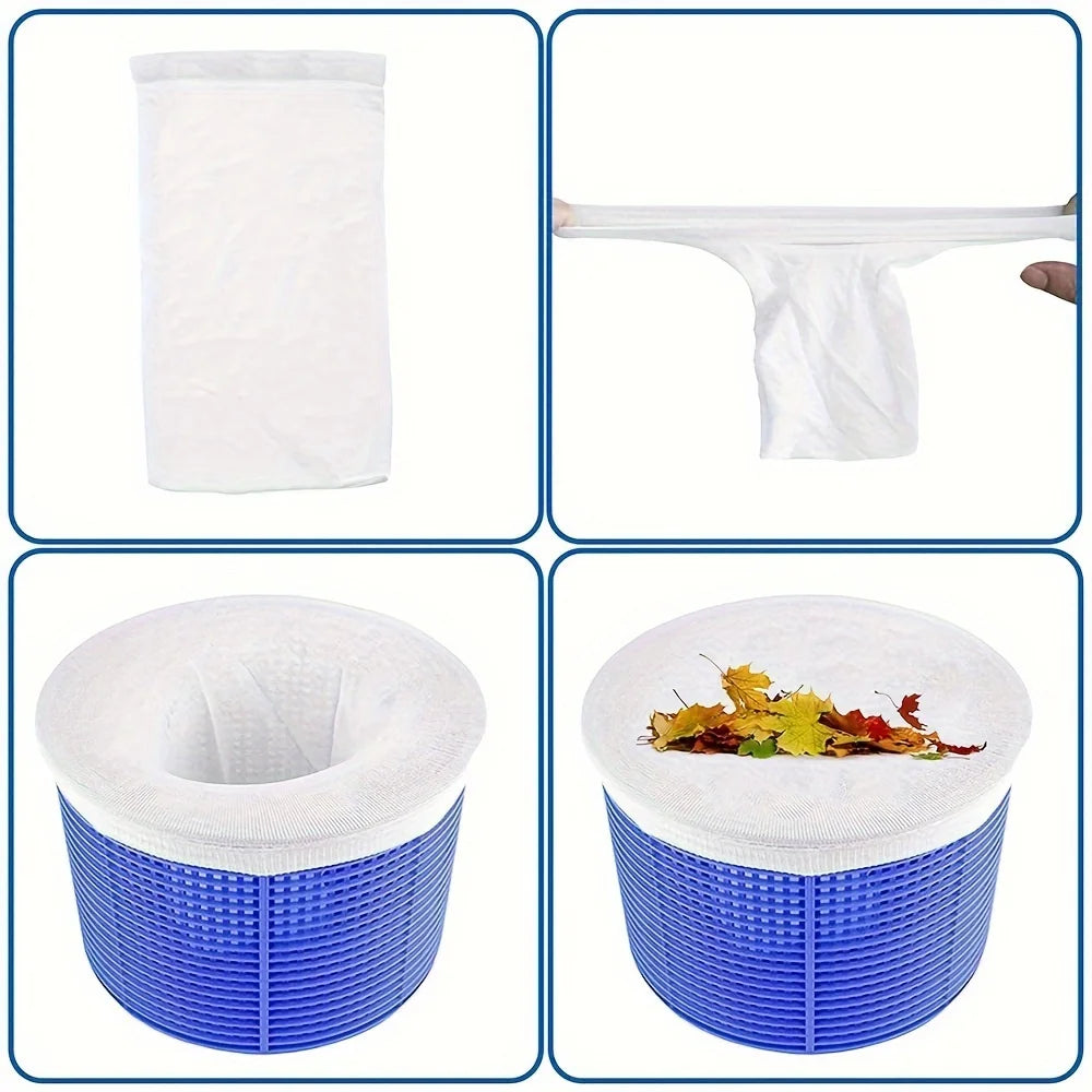 10pcs Pool Skimmer Socks Filters Baskets, Skimmers Cleans Debris And Leaves For In-Ground And Above Ground Pools Qme