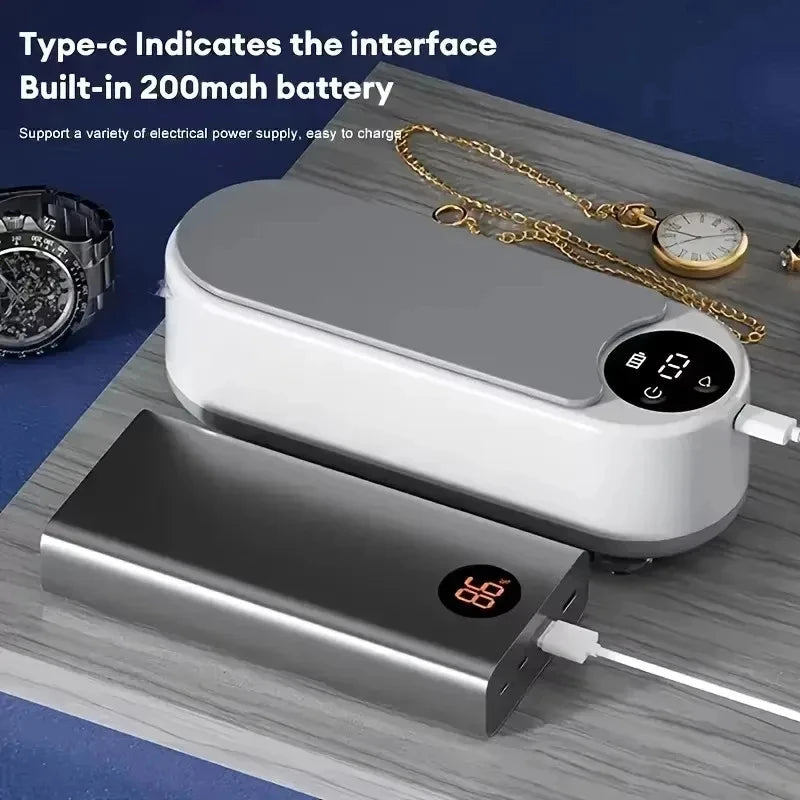 High-Frequency Glasses Cleaner - 1pc Wireless Multi-Purpose Cleaning Machine for Eyewear & Accessories Qme
