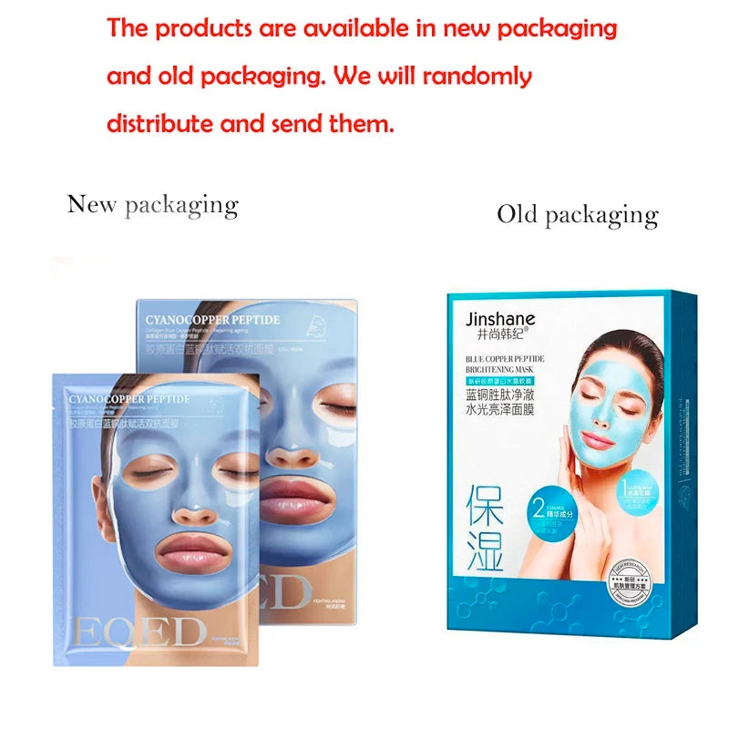 5pcs*30ml Hot Sale Seaweed Collagen Filling Crystal Mask Replenishing Fruit Jelly Skin Transparent Mask Skin Care Masque Qme