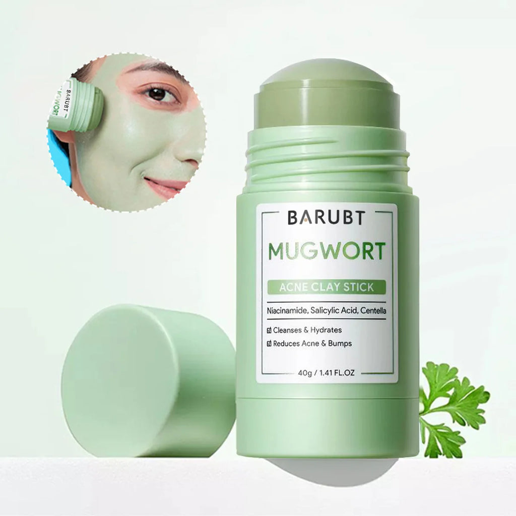 Mugwort Acne Clay Stick Niacinamide Salicylic Acid Face Mask Deep Qme