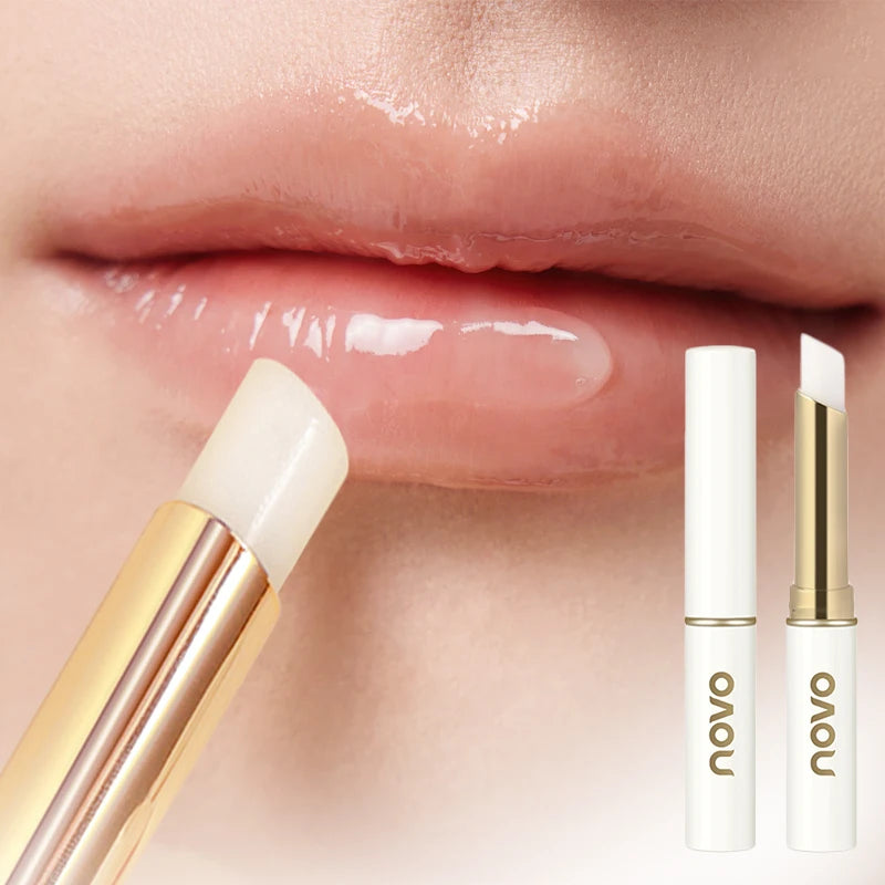 Long-Lasting Hydrating Lip Balm,Injection Beeswax&Vitamin E,Ultra-Nourishing Lipstick,Moisturizing Lip Balm For Dry Cracked Lips Qme
