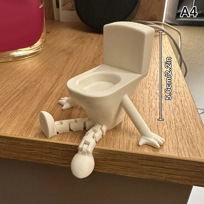 Home Office Desktop Decor 3D Printed Chocolate Sculptures Movable Qme A4