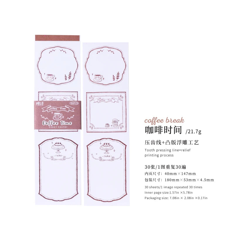 30 pcs Weekly Planner Notebook UnDated Agenda Schedule Daily Monthly Journal Book Portable Record Diary Plan Notepad Stationery Qme D