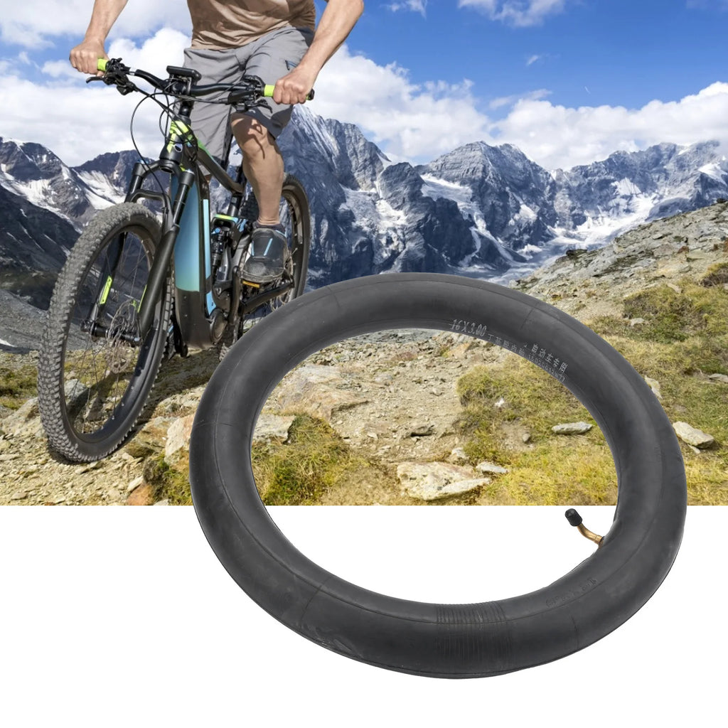 16x3.0 Inner Tube 16x3.0 Electric Inner Tube with Bent Angle Valve Thicken Butyl Rubber Inner Tubes Thicken Inner Tubes Qme