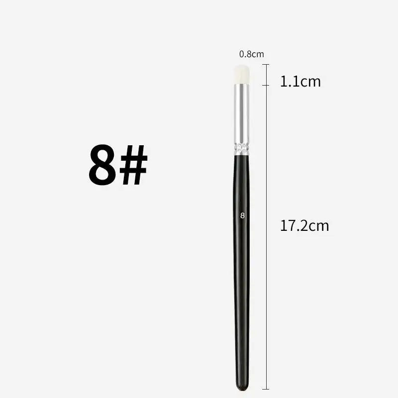 Painting Brush Nylon Miniature Brushes Professional Dry Paint Qme W8 Black