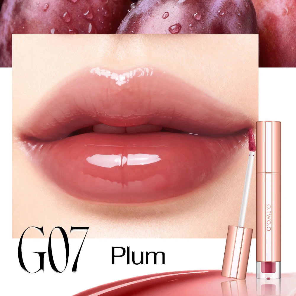 O TWO Liquid Lip Gloss Lipstick Glossy Finish High-shine Long Lasting Qme G07 China Mainland