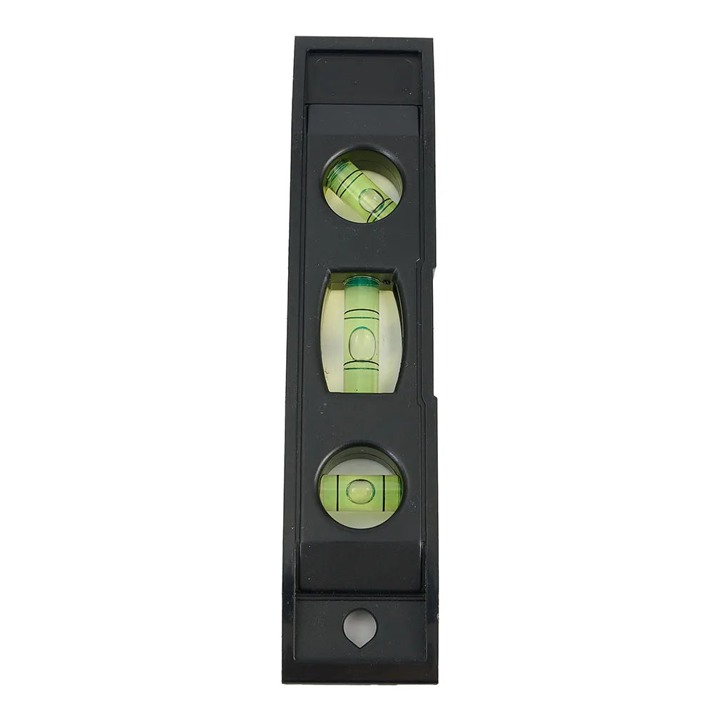Horizontal Ruler 3 Bubble Spirit Level Magnetic ABS Shell Mini Pocket Portable Spirit Level Tool Measure Tool Machinery Leveller Qme Default Title