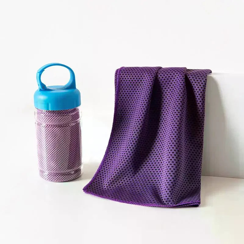 1Pcs Breathable Cooling Towel Ultra Soft Lightweight Microfiber Towels Quick Drying Sunstroke Prevention Yoga Swimming Gym Towel Qme