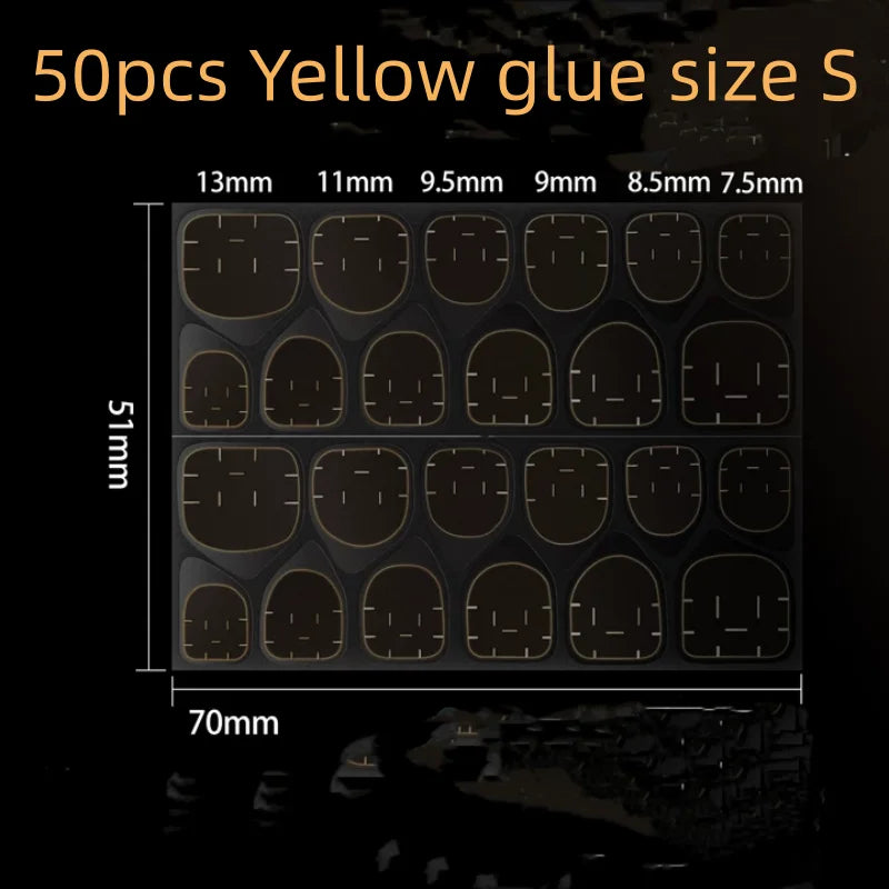 Nail Jelly Glue Double Sided False Art Adhesive Tape Sticker Nails