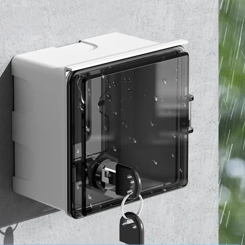 Outdoor Socket Box Anti-theft Waterproof Cover 86Type Lockable Qme