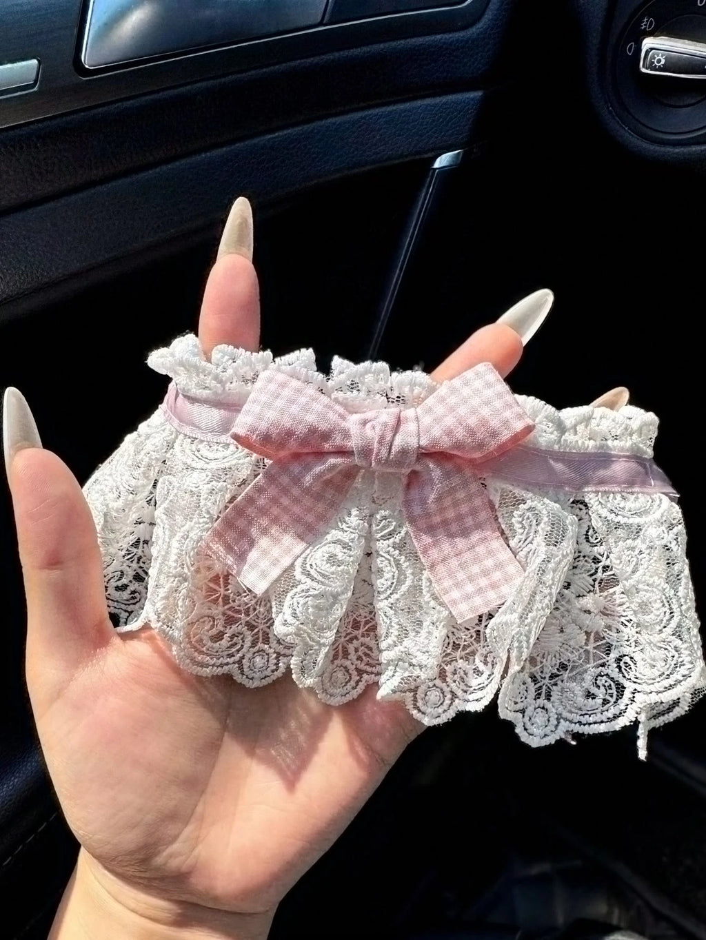 1 Cute Dress Car Shift Knob Cover Suitable Manual Automatic Qme