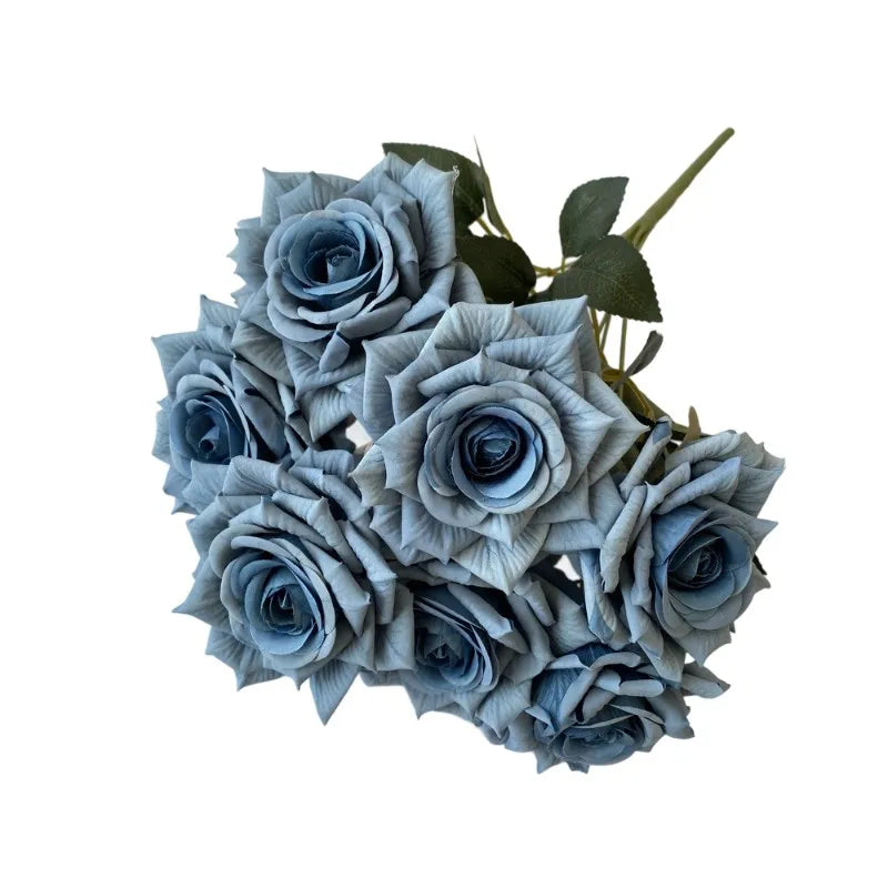 41CM Silk Screen Rose Artificial Flower Wedding Living Room Decoration Road Guide Bouquet, Artificial Flower Qme style 4