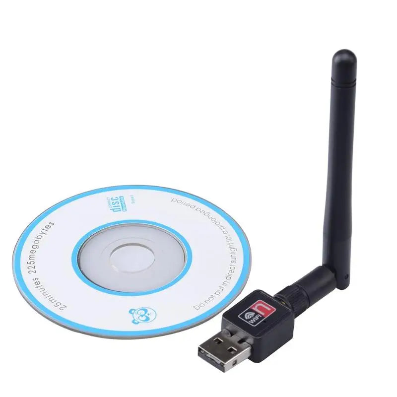 USB Wifi Antenna Adapter 150Mbps 2DB 5DB Wireless Network Card Plug Qme