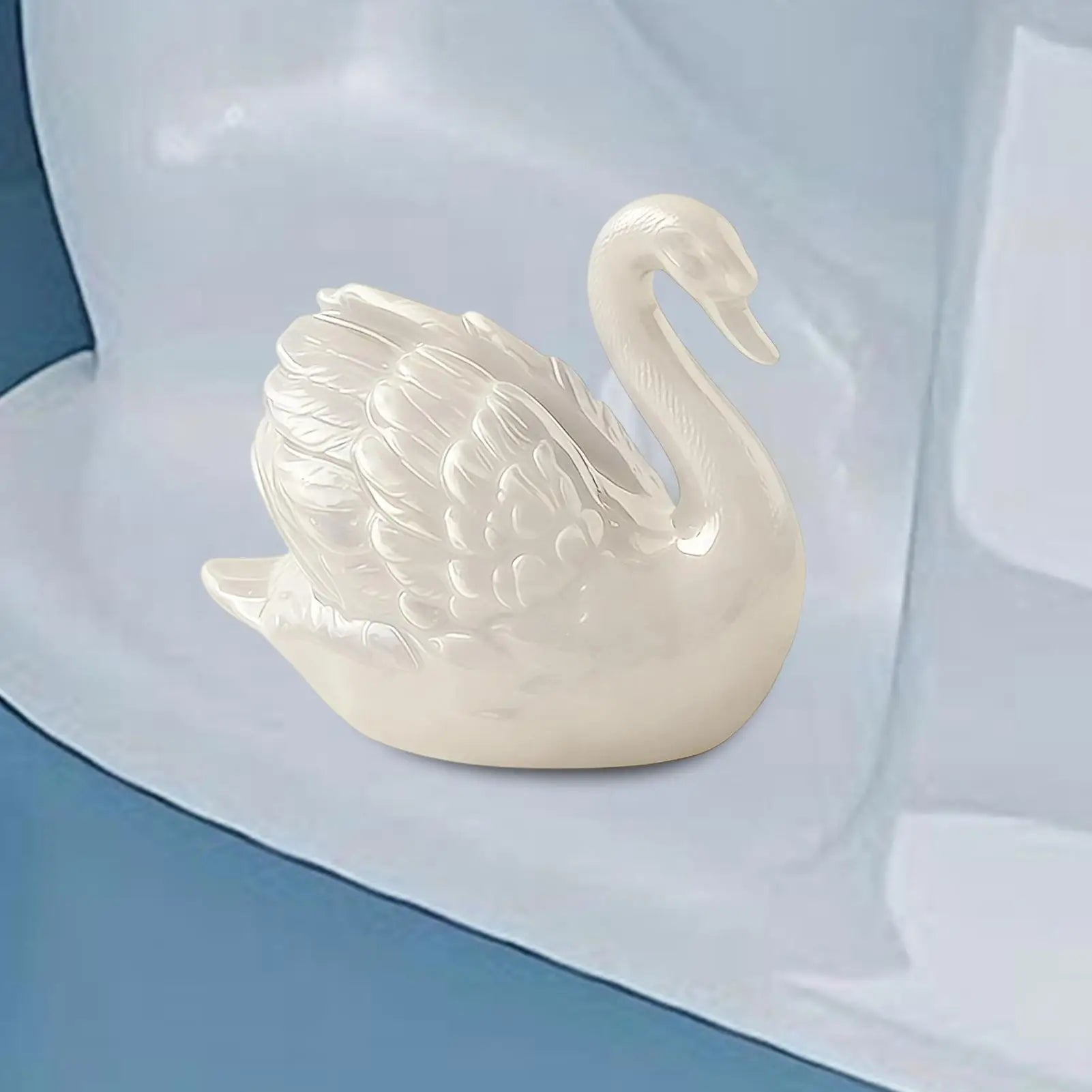 Toilet Caps Elegant Aesthetic Vintage Swan Seat Cover Bathroom Decor Qme