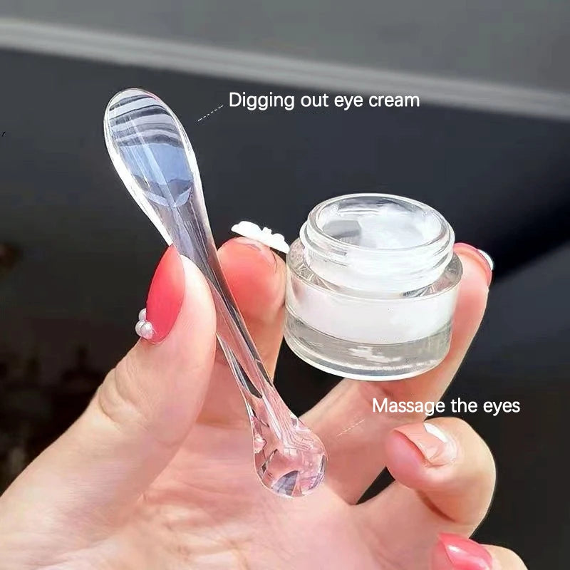Plastic Spoon 1 5 Eye Cream Applicator Roller Massage Stick Cosmetic Qme