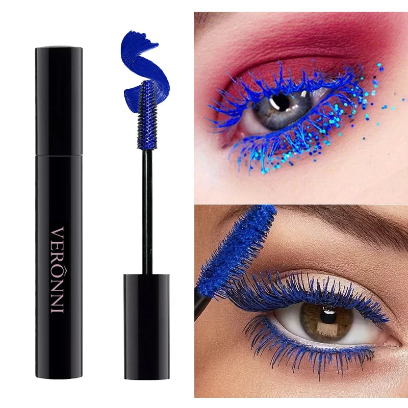 Blue Eye Makeup 9 Matte Glitter Eyeshadow Palette+blue Qme