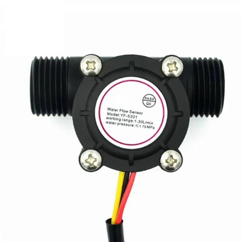 1Pcs DC 5-18V Flowmeter Hall Flow Sensor Water Control Liquid Flow Sensor Switch 1-30L/min 1.75MPa 12V Water Flow Sensor Qme A1