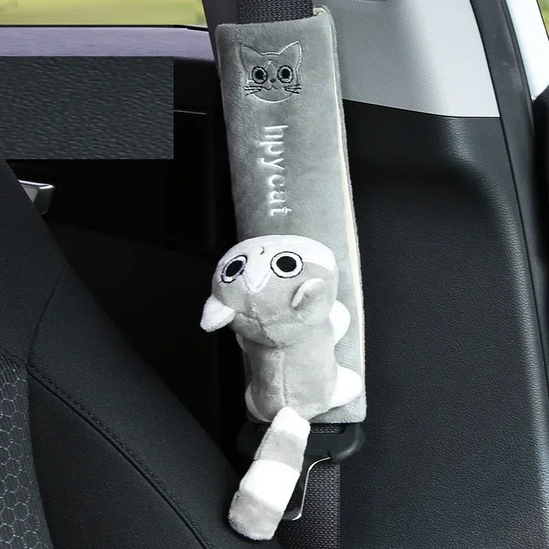 1pcs Cute Animal Car Seat Belt Pads Universal Car Seat Shoulder Strap Pad Cushion Cover Car Belt Protector Safety Belt Cover Qme 2
