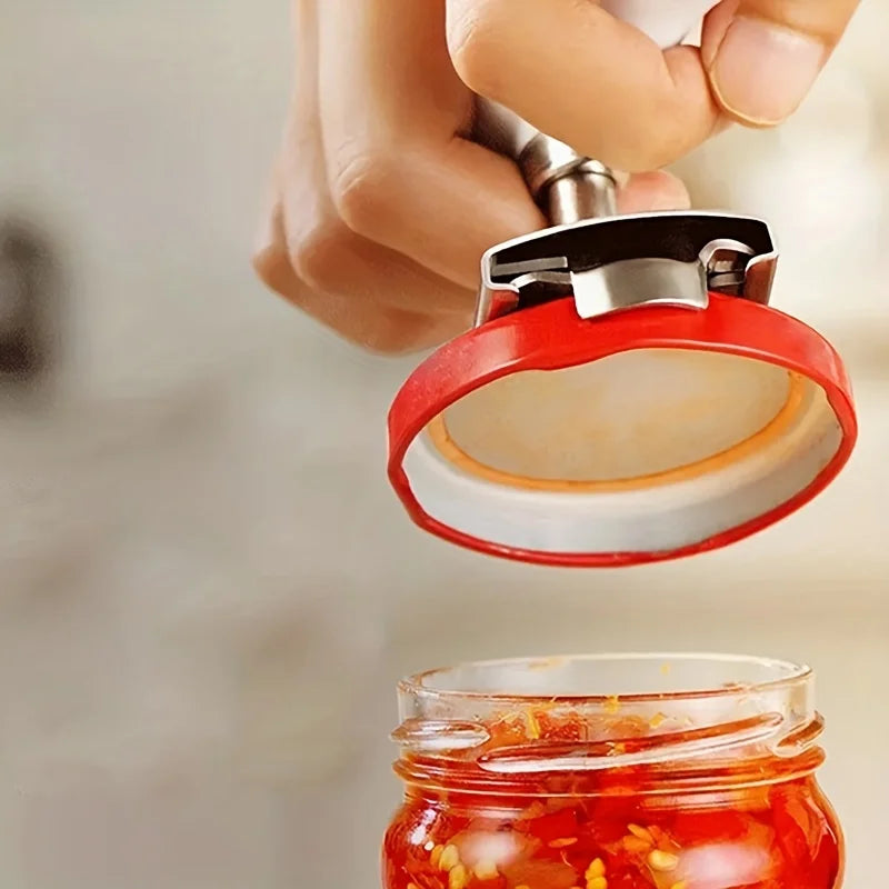 1 kitchen adjustable rotating stainless steel can opener Qme