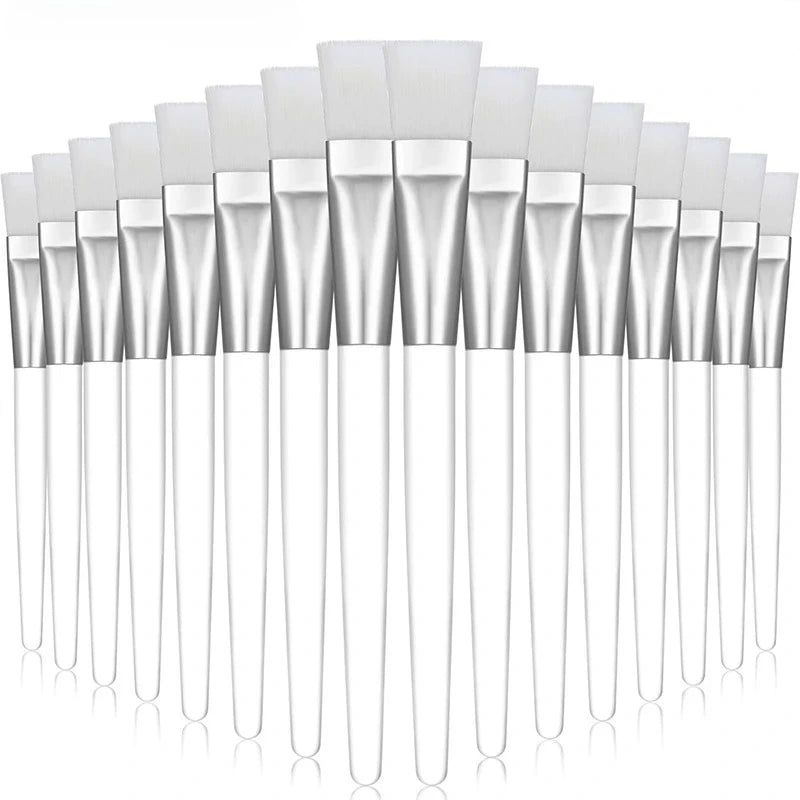 Facial Mask Brushes Soft bristle Transparent Crystal Rod Face Applicator Brush DIY Skincare Salon Spa Makeup Tools Qme