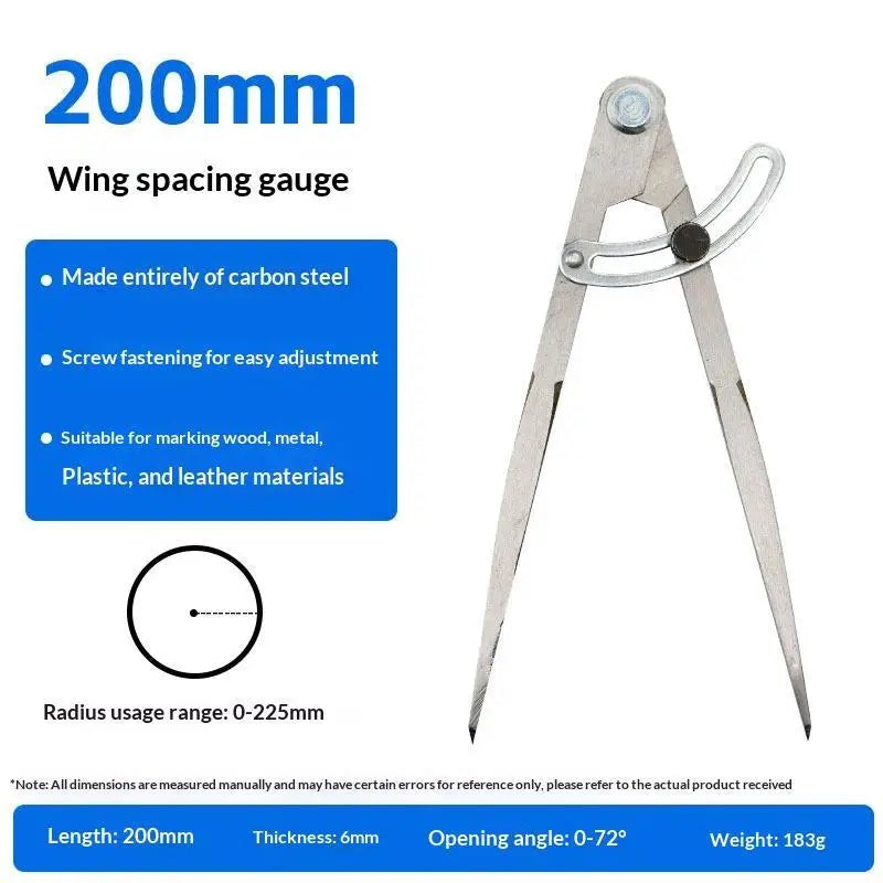 Adjustable Lock Stainless Steel Wing Divider Anti-rust Precision Qme D