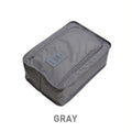 High Quality Portable Travel Shoe Bag Underwear Clothes Bags Shoe Organizer Storage Bag Multifunction Travel Accessories Qme Single layer-Gray