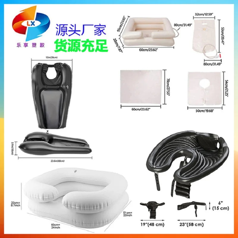 A variety of PVC inflatable care shampoo basin family hospital elderly pregnant patients multi-size multi-environment suitable Qme