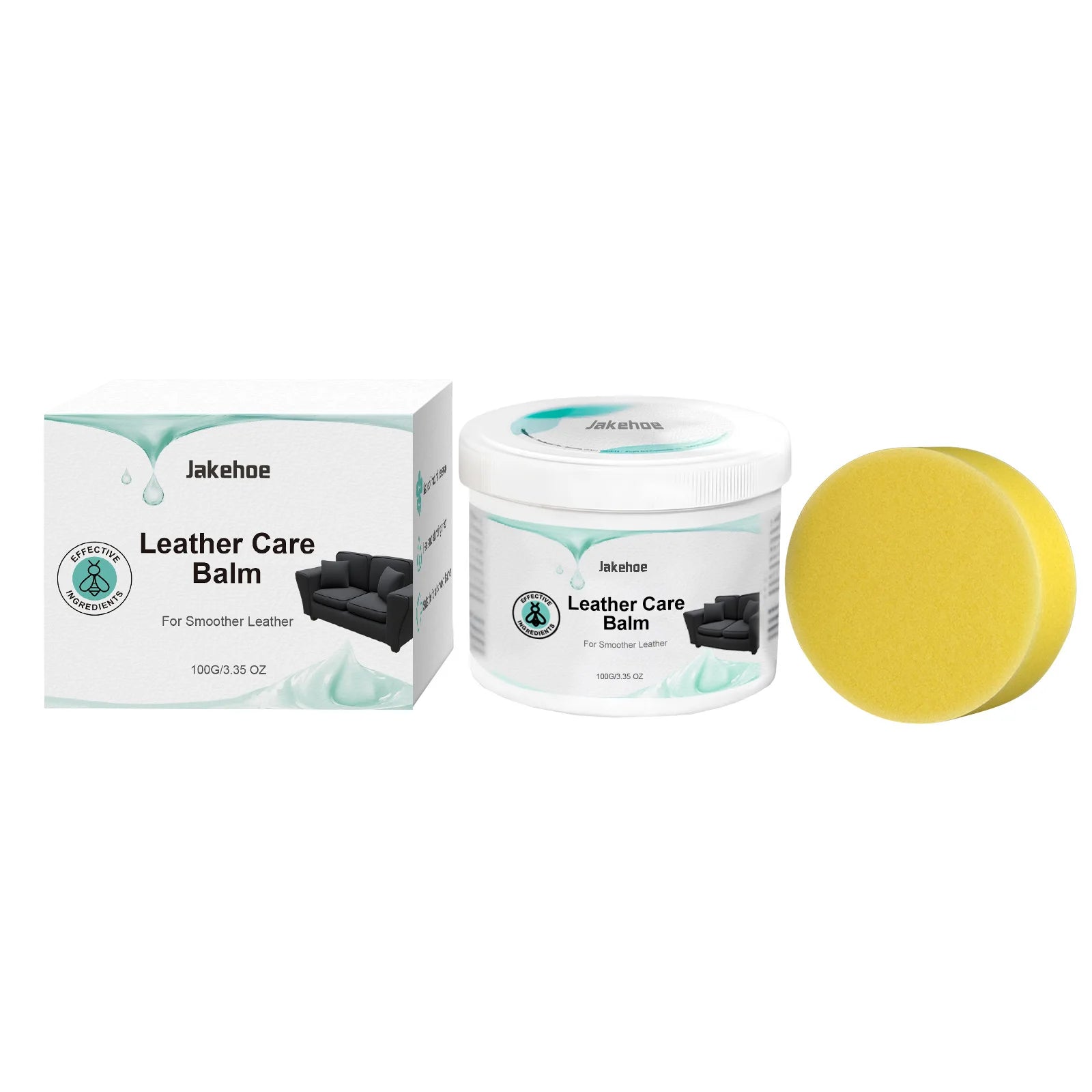 Leather Sofa Repair Cream - Scratch Crack Paint Removal Polishing Decontamination Maintenance Refurbishment Care Wax for Sofas Qme 100g Boxed Kit