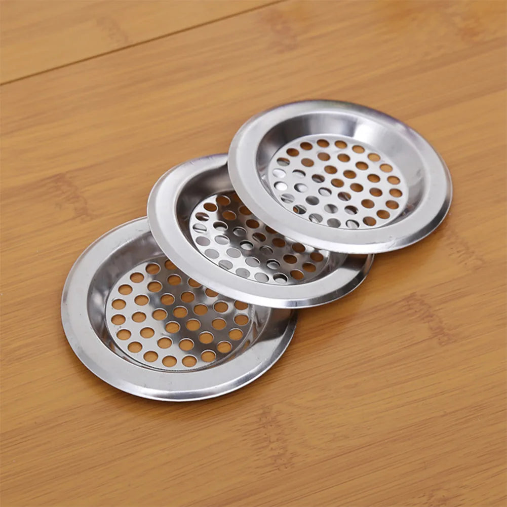 Water Sink Filter Sink Mesh Strainer Stainless Steel Bathroom Floor Drain Cover Shower Hair Catche Household Accessories Qme