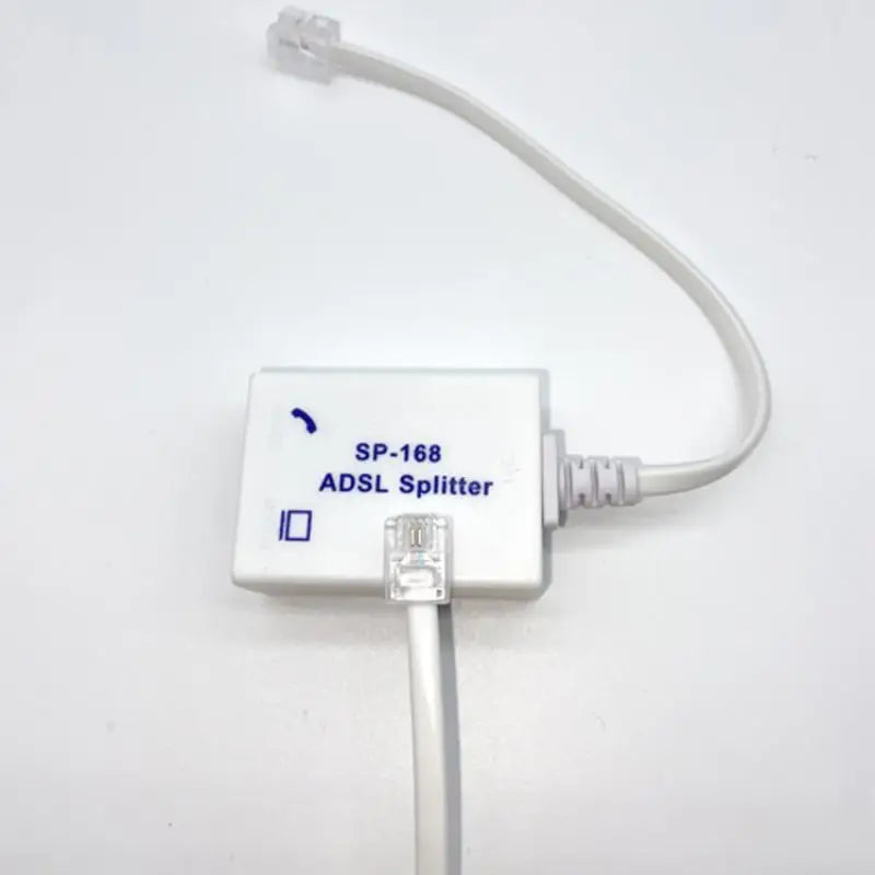 DSL Filter Splitter ADSL Phone Line Male 2 Female RJ11 6P4C 6P2C Qme