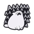 Cute Funny Cat Metal Enamel Pins Kawaii Cartoon Kitten Lapel Pin Animal Badge Decor for Backpack Clothes Fashion Jewelry Gift Qme style2