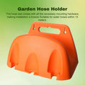Garden Hose Holder Heavy Duty Wall Mounted Hose Hanger Water Hose Storage Organizer Rack for Garden Yard Irrigation Tools Qme orange