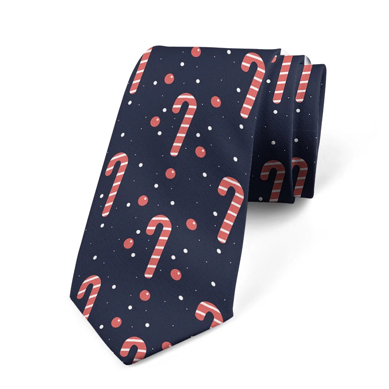 Men's Slim Fit 3D Printed Tie Flower Skull Harajuku Business Formal Qme style1