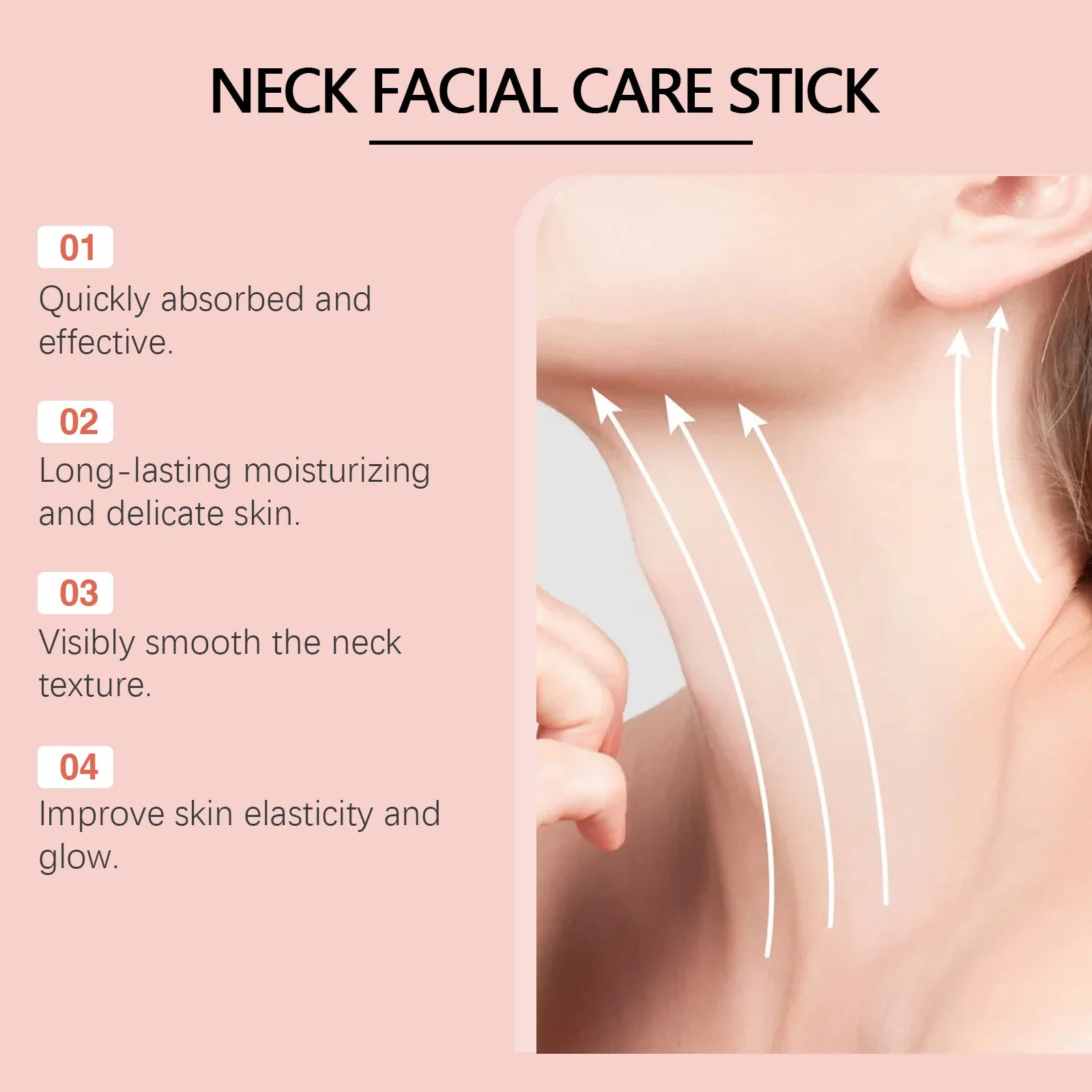 Retinol & Collagen Neck Cream Firming Moisturizing Anti Wrinkle Lifting Face Cream Stick Tightening Nourishing Neck Skin Care Qme
