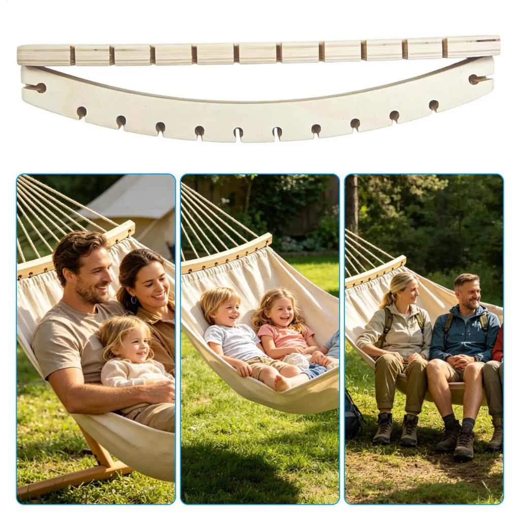 Hammock Spreader 2 Pieces Detachable Wooden Replacements Wood Hammock Spreader Bar For Camping Backyard Patio Garden Rv Balcony Qme