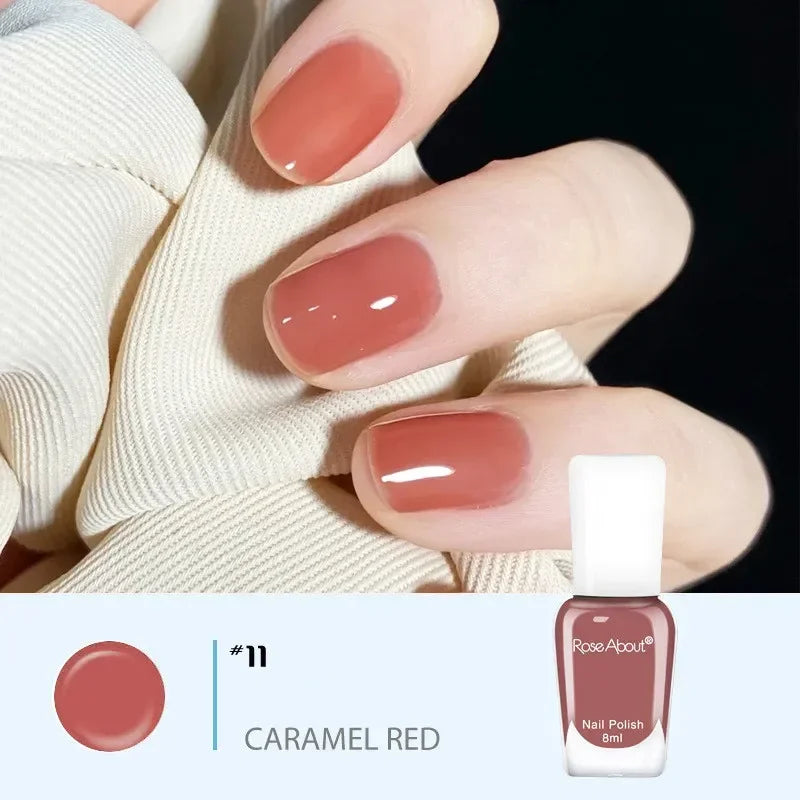 40 Colors Nail Gel No Bake Water-based Polish Glitter Sequins