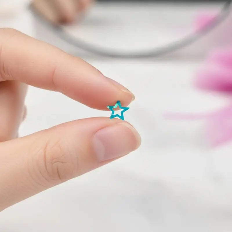 Star Nail Glitter Sequins Mixed Laser Holographic Shiny Decor Kids Qme
